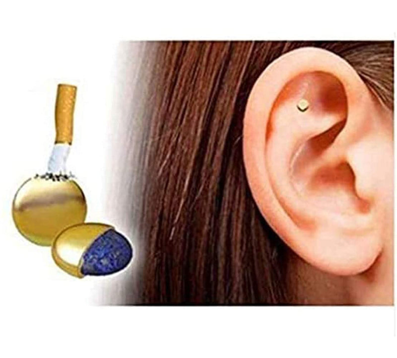Koguxuix 2PCS Magnetic Therapy Quit Stop Smoking Smoke Magnet Magnetic Therapy Ear Auricular Loss Weight Acupressure for Women Men - NewNest Australia