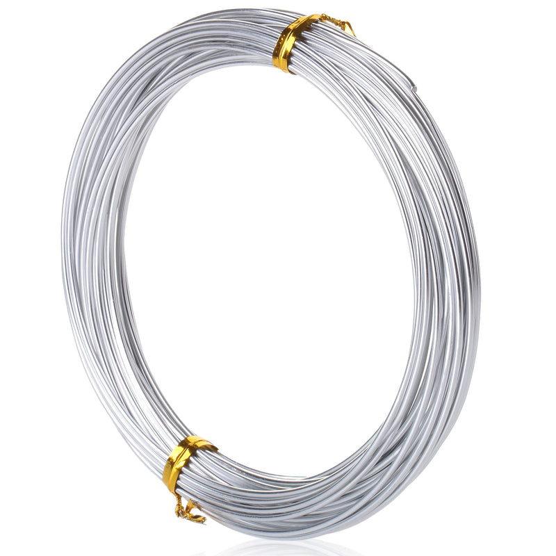 Mr. Pen- Aluminum Wire, 1.5 mm, 32.5 Feet, 1 Roll, Craft Wire, Metal Wire, Armature Wire, Crafting Wire, Bendable Wire, Wire for Crafts, Sculpting Wire, Doll Armature, Flexible Wire, Modeling Wire - NewNest Australia