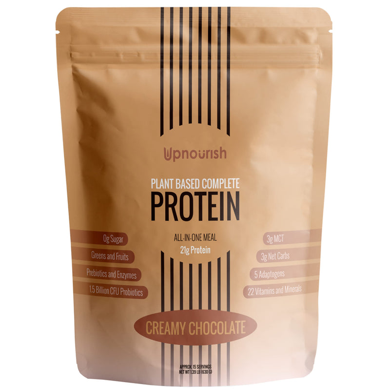 Plant Based Protein Powder Chocolate - Lactose & Dairy Free Protein Powder - Vegan Protein Shake Meal Replacement with Fava, Mung, Rice & Pea Protein, Low Carb, Keto, Sugar & Gluten Free, 21g Creamy Chocolate - NewNest Australia