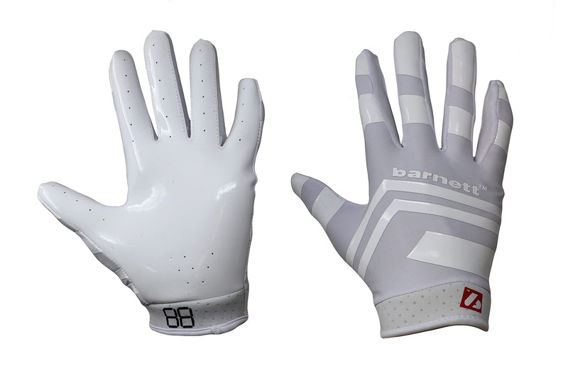 BARNETT FRG-03 White Pro Receiver American Football Gloves, RE, DB, RB Medium - NewNest Australia