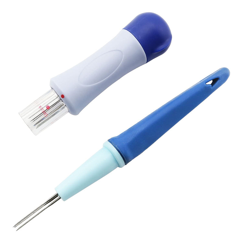 ZYAMY Pen Style Needle Felting Tool with 3 Needles and Punch Style Felting Needle Tool with 7 Barbed Needles for DIY Patchwork Wool Crafts Making Felt Patterns Needle Felting Supplies - NewNest Australia