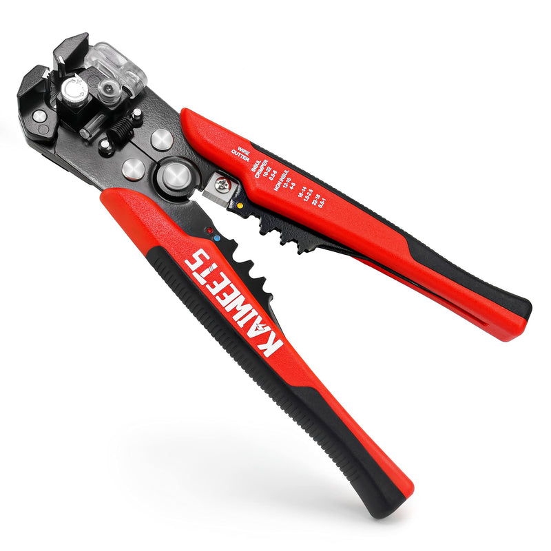 KAIWEETS Self Adjusting Wire Stripper - 3 in 1 Heavy Duty Automatic Wire Stripping Tool | 10-24 AWG Wire Cutter for Electrical Cable Cutting, Crimping Tool - NewNest Australia