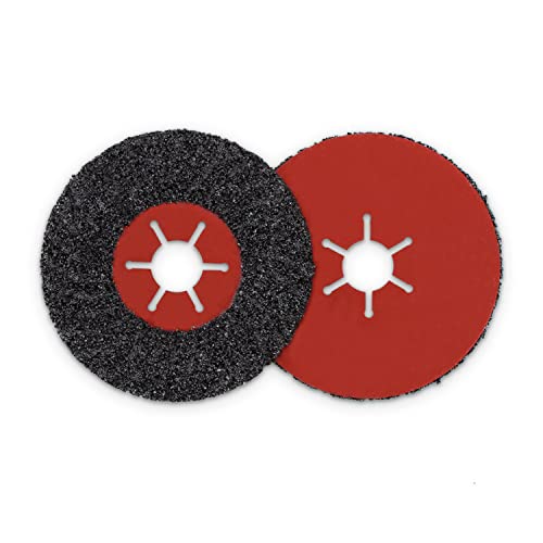 BHA Silicon Carbide Semi-Flexible Masonry and Coating Removal Sanding Disc, 4.5" x 7/8" - 5 Pack (24 Grit) 24 Grit - NewNest Australia