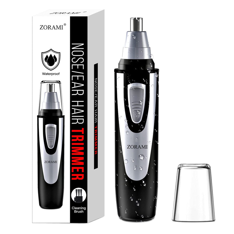 Ear and Nose Hair Trimmer Clipper - 2021 Professional Painless Eyebrow & Facial Hair Trimmer for Men Women, Battery-Operated Trimmer with IPX7 Waterproof, Dual Edge Blades for Easy Cleansing Black - NewNest Australia