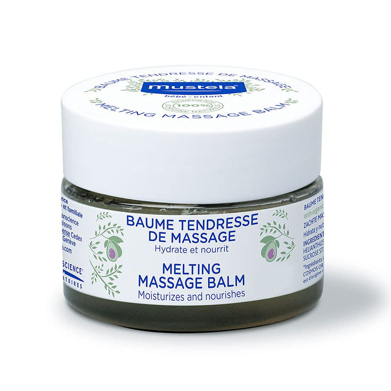 Mustela Baby Massage Balm - Luxurious Melting Balm with Natural Avocado & Sunflower Oil - Vegan & Alcohol-Free - 3.17 oz. - NewNest Australia