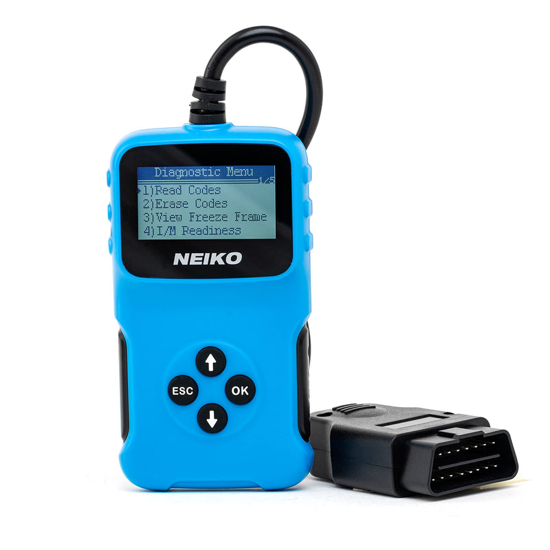 NEIKO 40500A OBD2 Scanner | Car Code Decoder, Reader & Eraser | Automotive Check Engine Light Diagnostic | Read & Clear Emission & Fault Codes | 9 Protocols | OBD II, EOBD, & CAN Vehicles - NewNest Australia