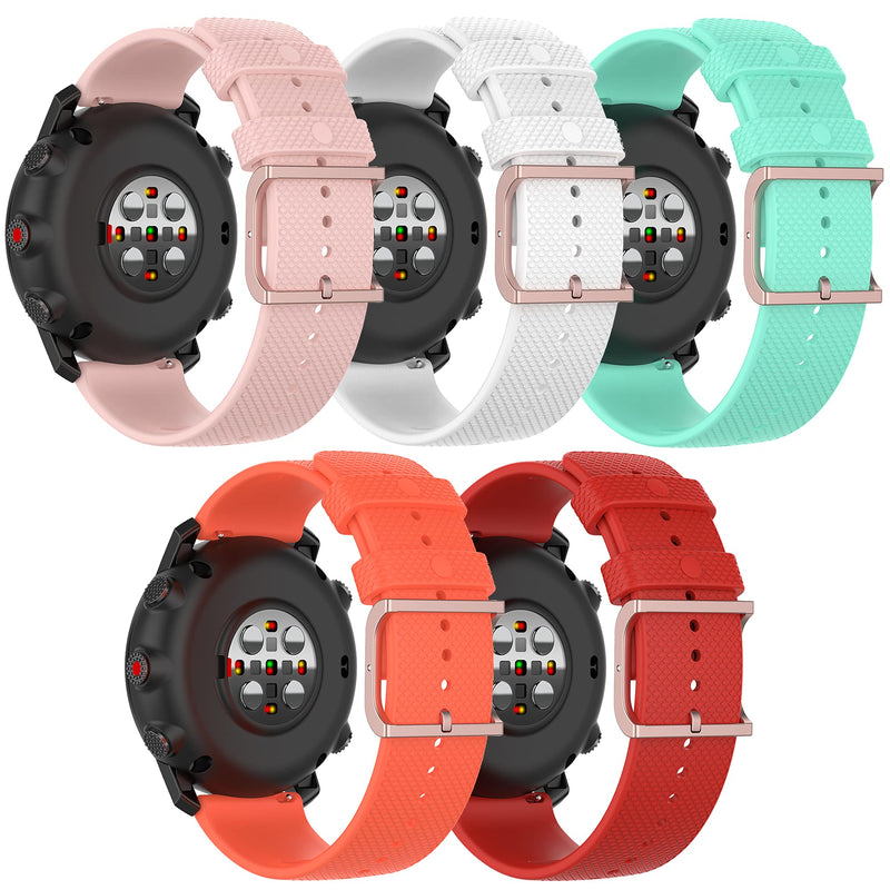 Band for Polar Vantage M2, Quick Release Band Replacement for Polar Grit X/Vantage M/Vantage M2 Fitness Watch (No Tracker, Replacement Bands Only) 5PCS Bands-Girl - NewNest Australia