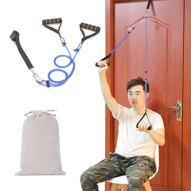Fanwer Shoulder Pulley - Multi-Use Pulleys for Shoulder Rehab Over Door - Arm Rehabilitation Assisting Exercise Equipment for Rotator Cuff Recovery, Improve Flexibility Stretching, Range of Motion - NewNest Australia