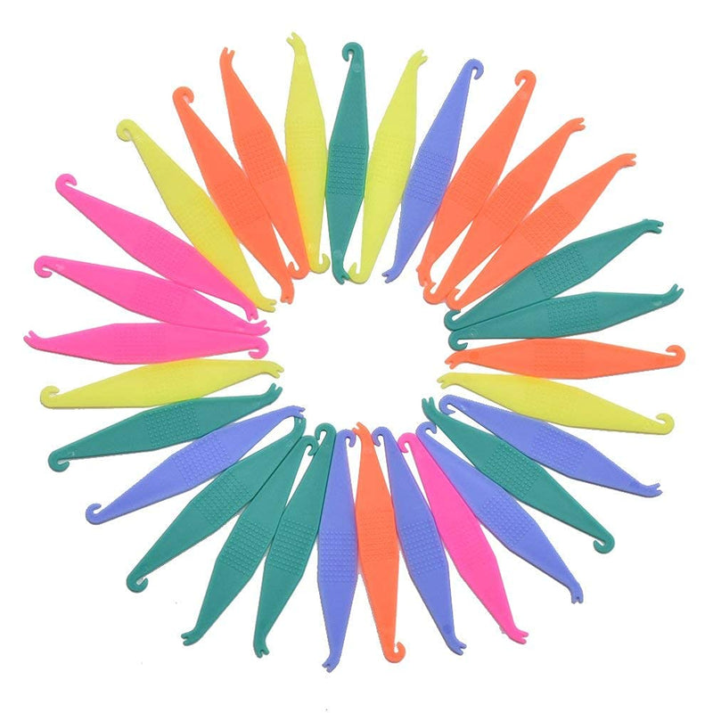RZJZGZ Dental Elastic Rubber Bands Placers for Braces Disposable Plastic Orthodontic Elastic Placers Multi-color (30Pcs) 30Pcs - NewNest Australia