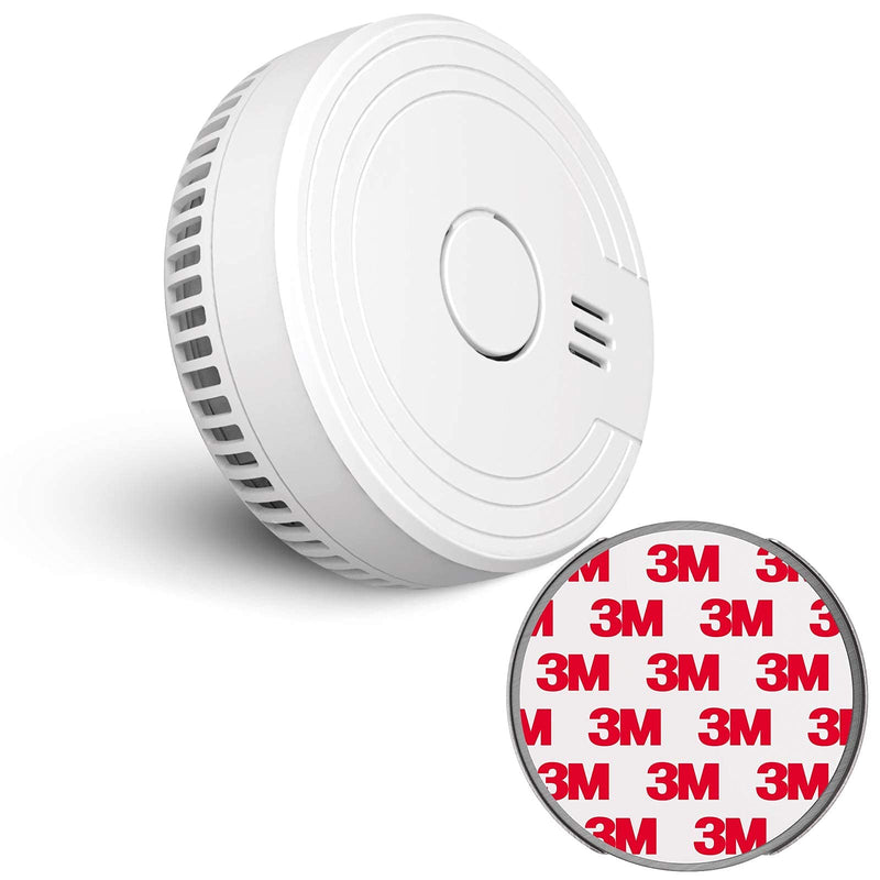 Ecoey Smoke Detector Fire Alarm with Photoelectric Technology, Fire Detector with Test Button and Low Battery Signal, Fire Alarm for Bedroom and Home, FJ136GB, 1 Pack Small - NewNest Australia