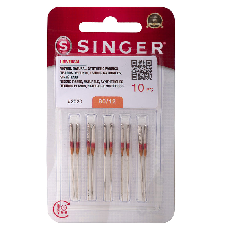 SINGER 10-Pack Universal 2020 Sewing Machine Needles, Size 80/12 - NewNest Australia