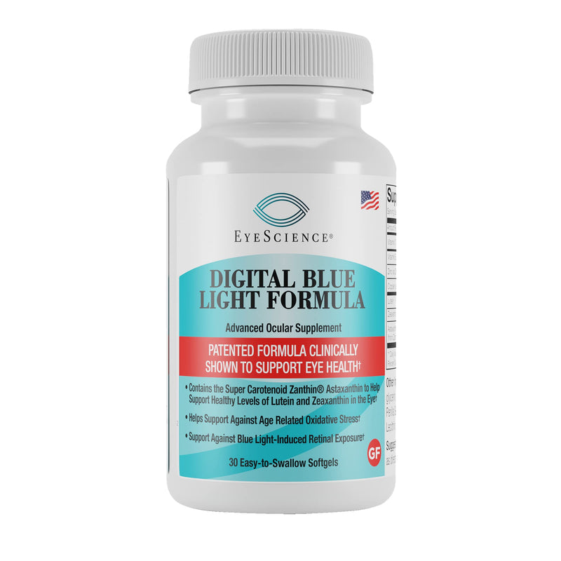 EyeScience Digital Blue Light Formula, Eye Health Supplement with Astaxanthin, Lutein, Zeaxanthin, 30 Count Digital Blue Light Formula 30 Count - NewNest Australia