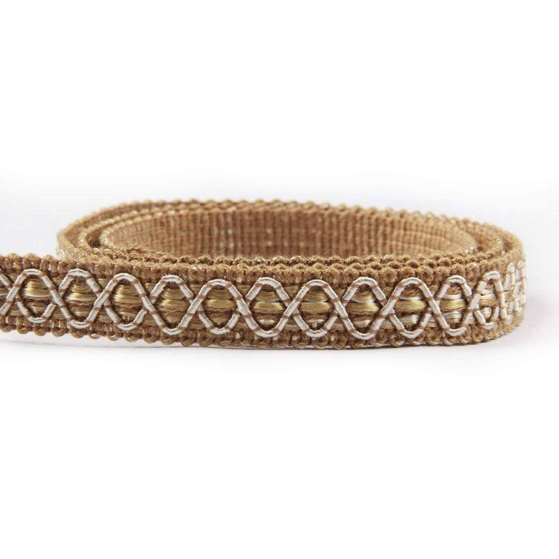 HedongHexi Gimp Braid Trim, 0.59 Inch / 5 Yards Basic Trim for DIY Crafts Costume Home Decorative Mix Beige 5 yard - NewNest Australia