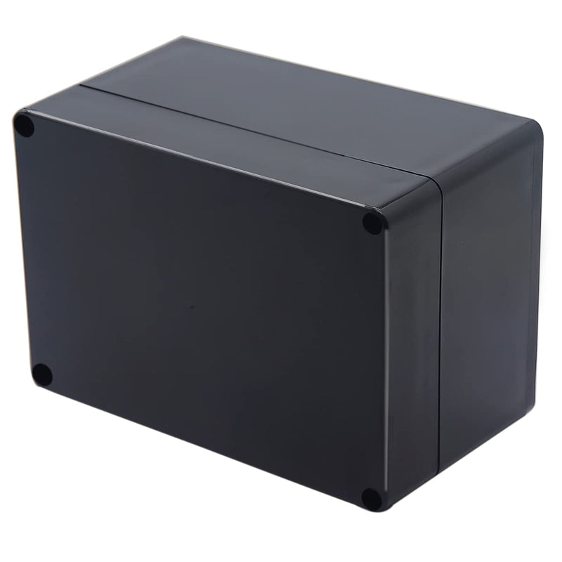 Otdorpatio Project Box IP65 Waterproof Junction Box ABS Plastic Black Electrical Boxes DIY Electronic Project Case Power Enclosure 6.3x4.33x3.54 inch (160x110x90 mm) 6.3"x4.33"x3.54" - NewNest Australia