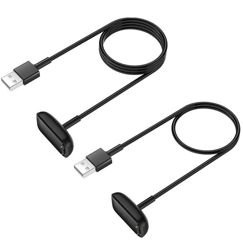 [2-Pack] Charger Cable for Fitbit Luxe/Charge 5, for Fitbit Luxe/Charge 5 Fitness Tracker, Replacement Charging Cable Cord Accessory for for Fitbit Luxe and Charge 5 (3.3 ft/1.6 ft) - NewNest Australia