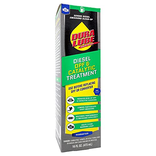 DURA LUBE Diesel DPF and Catalytic Treatment, Cleans Diesel Particulate Filter and Catalytic Converter, 16-Ounce,Black Labeled Bottle,HL-402509-06 - NewNest Australia