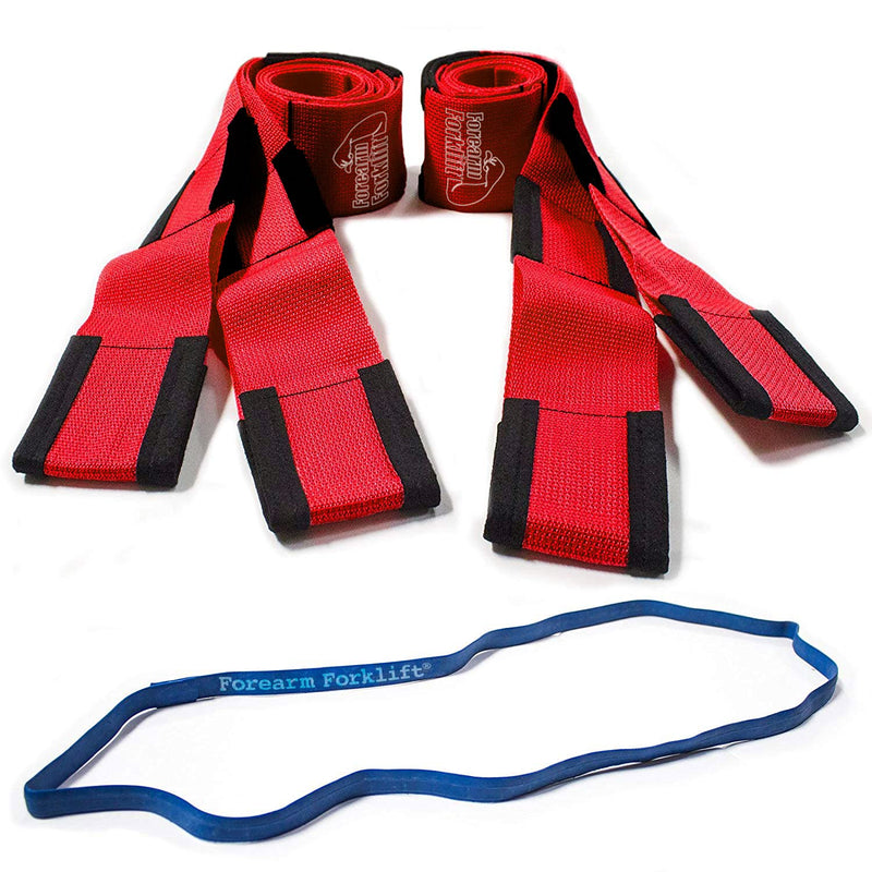 Forearm Forklift 2-Person Lifting and Moving Straps; Lift and Carry Furniture, Appliances, Mattresses or Items up to 800 lbs Like a Pro, Includes Movers Rubber Band, Firehouse Red, Special Edition - NewNest Australia