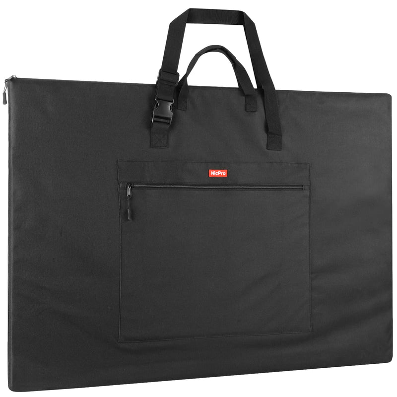 Nicpro Large Size Art Portfolio Case 24 x 36 Inches, Nylon Art Portfolio Tote with Shoulder & Handle Carry, Portfolio Folder for Artwork, Poster, Artboard Storage 24" x 36" - NewNest Australia
