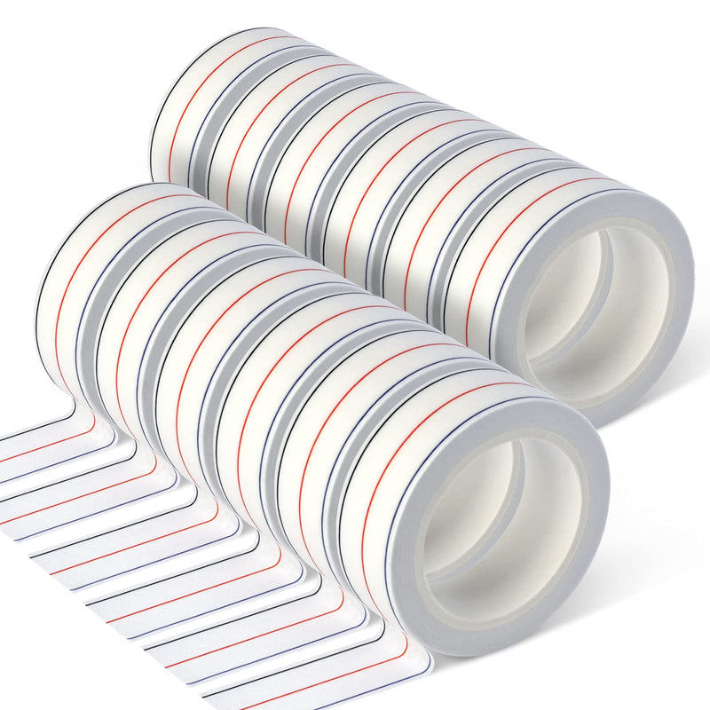 TSSART Diagonal Seam Tapes - 10Yard Each Roll Sewing Basting Tape for Stitching Straight Diagonal Seams Instruction Tool (12) 12Packs - NewNest Australia