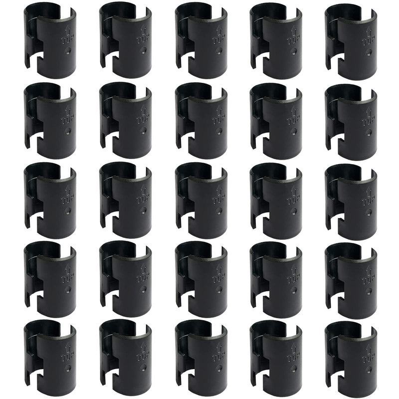 Wire Shelf Clips Shelving Sleeves - 50 Pack Shelf Lock Clips for 1" Post- Shelving Sleeves Replacements for Wire Shelving System - NewNest Australia
