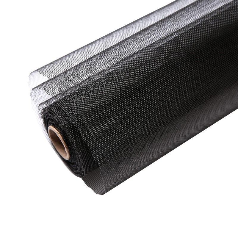 JOOFAN Window Screen Replacement, DIY Adjustable Polyester Fire-Retarded Mesh Window Screens Mesh for Window Doors, Patio Entry Porch Screens Mesh, Curtain Net(40''X125'',Black) 40''X125'' Black - NewNest Australia