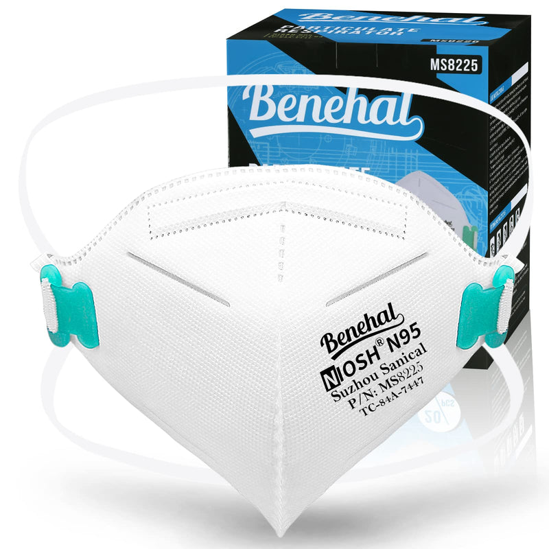NIOSH Approved N95 Mask Particulate Respirators, Pack of 20 N95 Face Masks, Individually Wrapped, Universal Fit - NewNest Australia