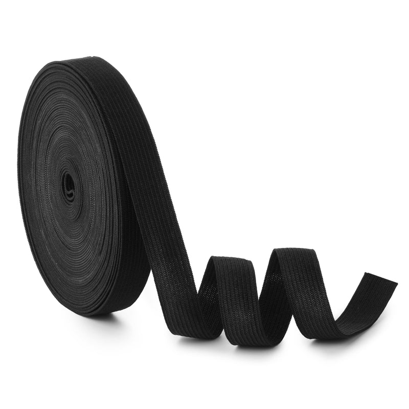 Mr. Pen- Elastic Band, 0.6", 11 Yards, Black, Elastic Band for Sewing, Black Elastic Band, Elastic Straps, Stretch Elastic for Sewing, Fabric Elastic Band, Waistband Elastic - NewNest Australia