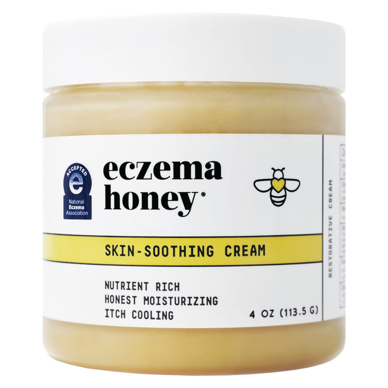 Eczema Honey Original Skin-Soothing Cream for Sensitive Skin- Relieves Dry, Itchy, Irritated Skin, Fast Absorbing with Colloidal Oatmeal and Restorative Oils Cruelty Free Eczema Relief (4oz) - NewNest Australia