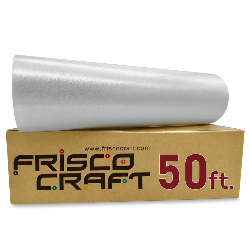 Frisco Craft Transfer Roll 6" x 50 Feet Clear Lay Flat | Application Tape Perfect for Self Adhesive Vinyl for Signs Stickers Decals Walls Doors Windows 6"x50FT Clear Original - NewNest Australia