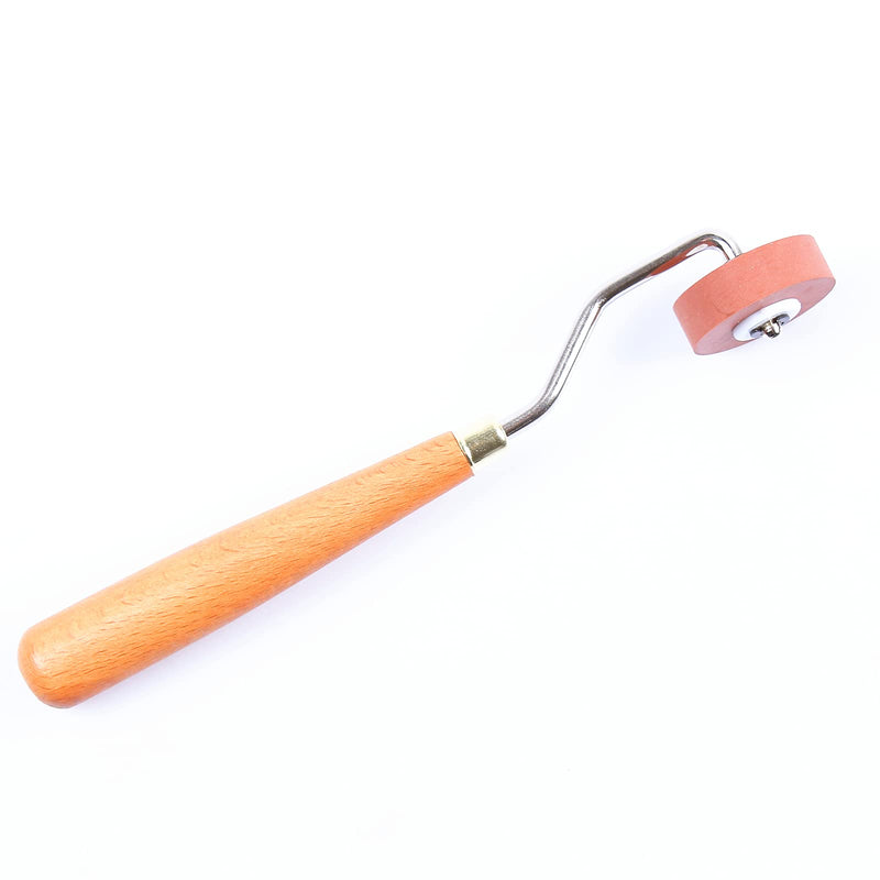 BANLTRE Rubber Brayer Roller for Printmaking, Ideal for Anti Skid Tape Construction Tools, Print,Craft Stamping Brayers for Wallpapers and Scrapbooks (0.4") 0.4" - NewNest Australia