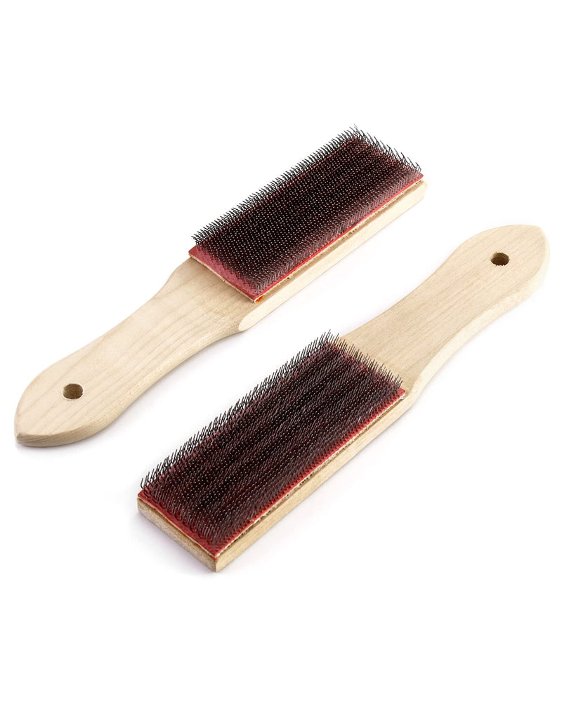 QWORK File Cleaner Carded , 2 Pack, 8" Universal File Card and Brush - NewNest Australia