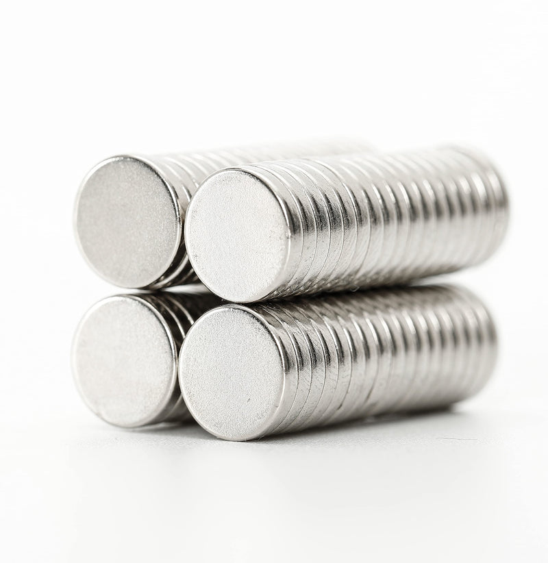 Small Round Magnets, 70Pcs 10x2 MM Mini Neodymium Fridge Magnets, Multi-Use Tiny Sliver Magnets for Fridge, Whiteboard, Dry Erase Board in Home, Kitchen, Office and School - NewNest Australia