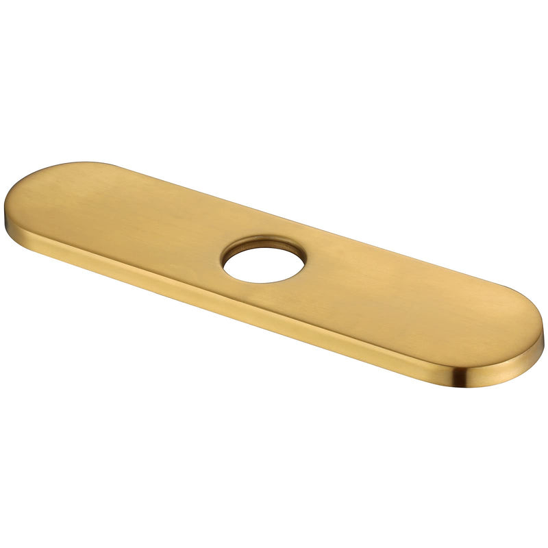 AguaStella ASD52BG Brushed Gold Deck Plate 10 Inch Stainless Steel Escutcheon Plate - NewNest Australia