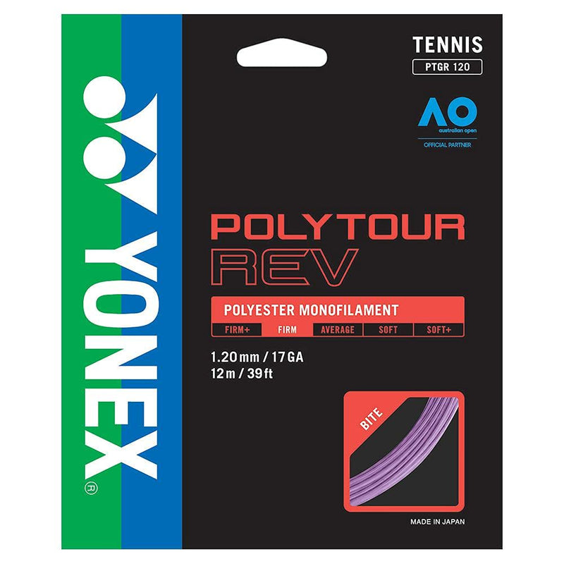 YONEX POLYTOUR REV Tennis String Purple - NewNest Australia