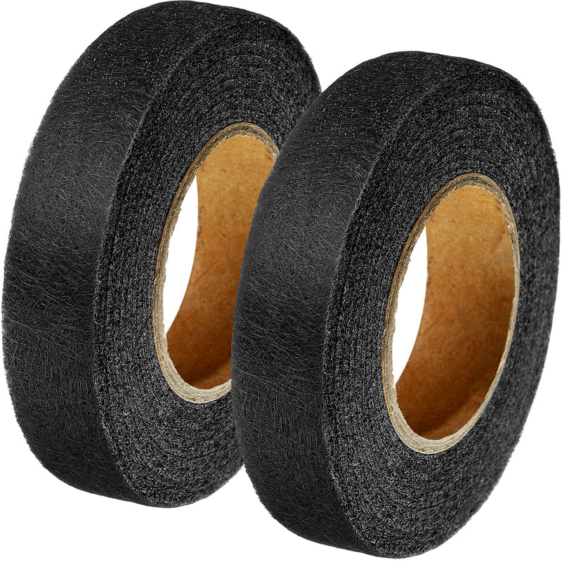 2 Rolls Fabric Fusing Tape Adhesive Hem Tape Iron-on Tape Each 27 Yards (1/2 Inch, Black) 1/2 Inch - NewNest Australia