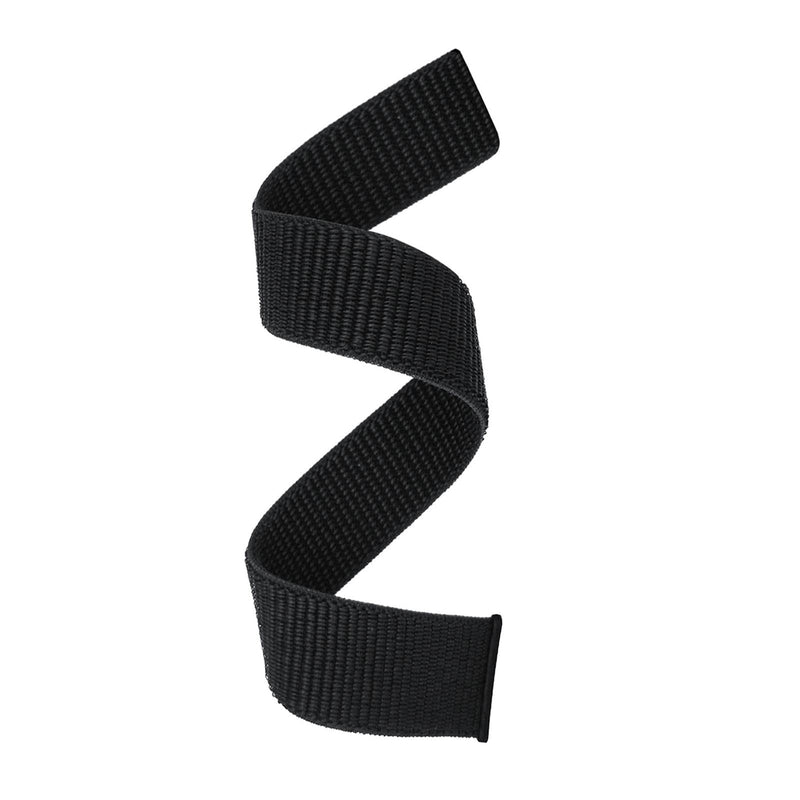 Abanen Hook and Loop Quick Dry 20mm Watch Band for Fenix 7S / Fenix 6S / Fenix 5S / Descent Mk2S, Woven Nylon Ultralight Sport Wristband Strap for Garmin Fenix 6S Pro/Sapphire,Fenix 5S Plus Black - NewNest Australia
