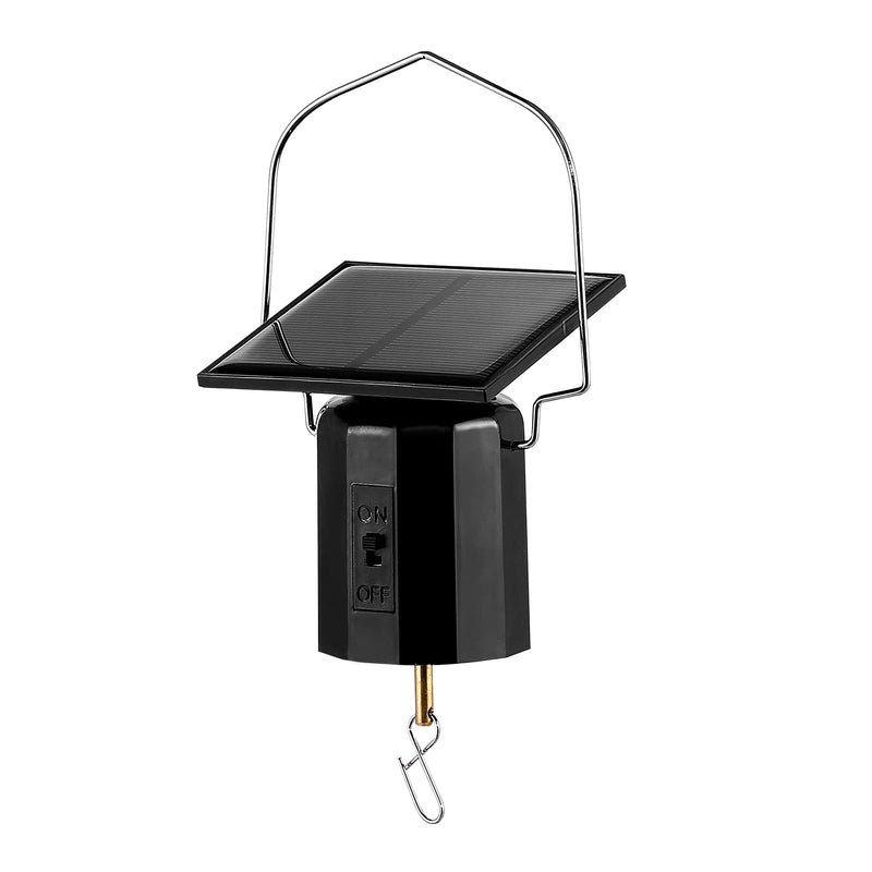 Revolving Solar Powered Wind Spinner Motor for Hanging Garden Spinners and Wind Chimes, Rotating Solar Energy Operated Motor for Wind Spinner Patio Garden Lawn Entryway Décor Load Capacity of 4 Pounds - NewNest Australia