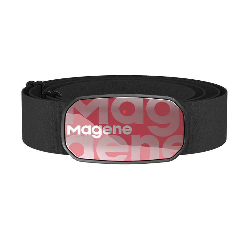 Magene H603 Chest Strap Heart Rate Monitor, ANT+ and Bluetooth Compatible with Fully Adjustable Strap, iPhone & Android Compatible Rose - NewNest Australia