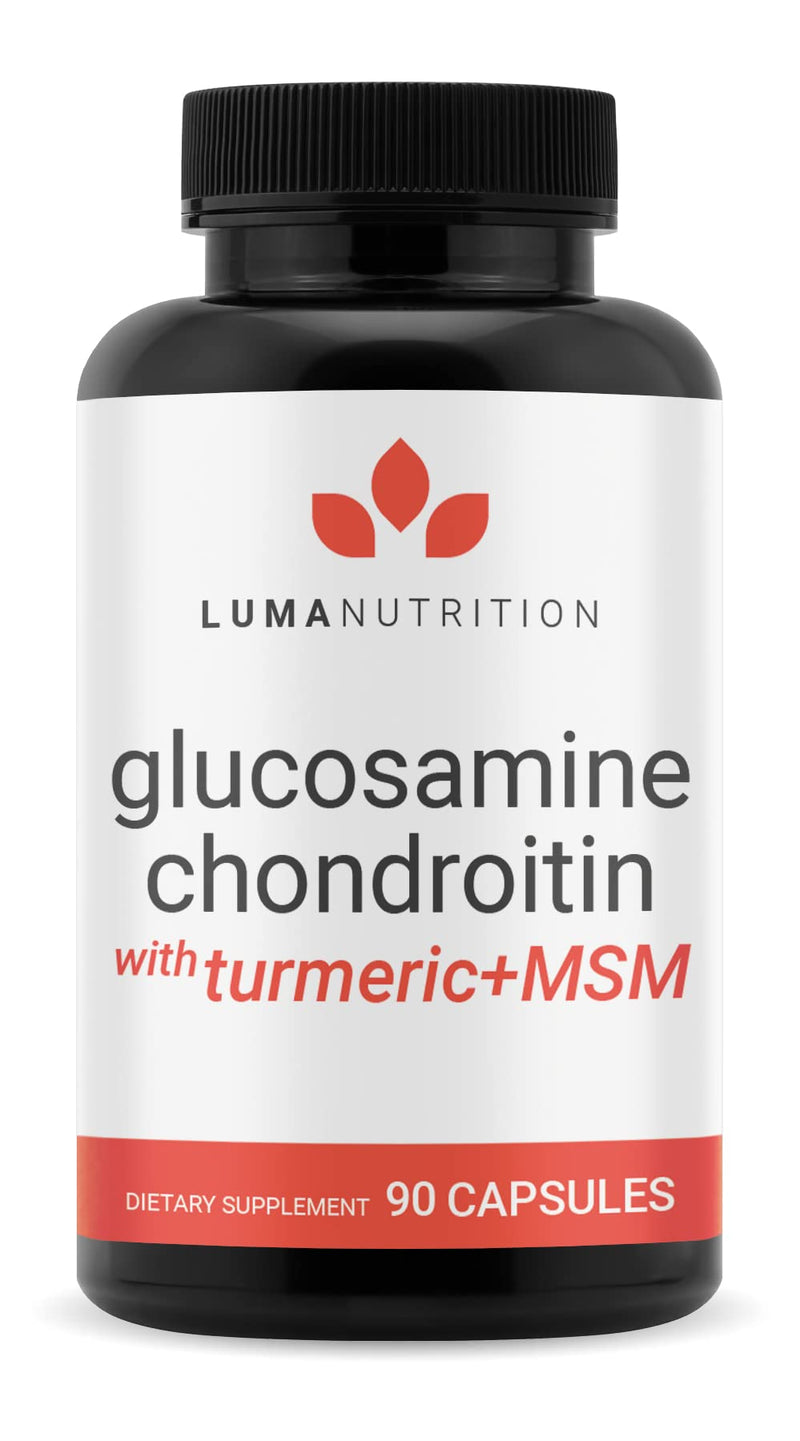 Glucosamine Chondroitin MSM - Turmeric, Boswellia - Premium Joint Supplement - Joint Support - Joint Supplements for Men and Women - Joint Health - 90 Capsules - NewNest Australia