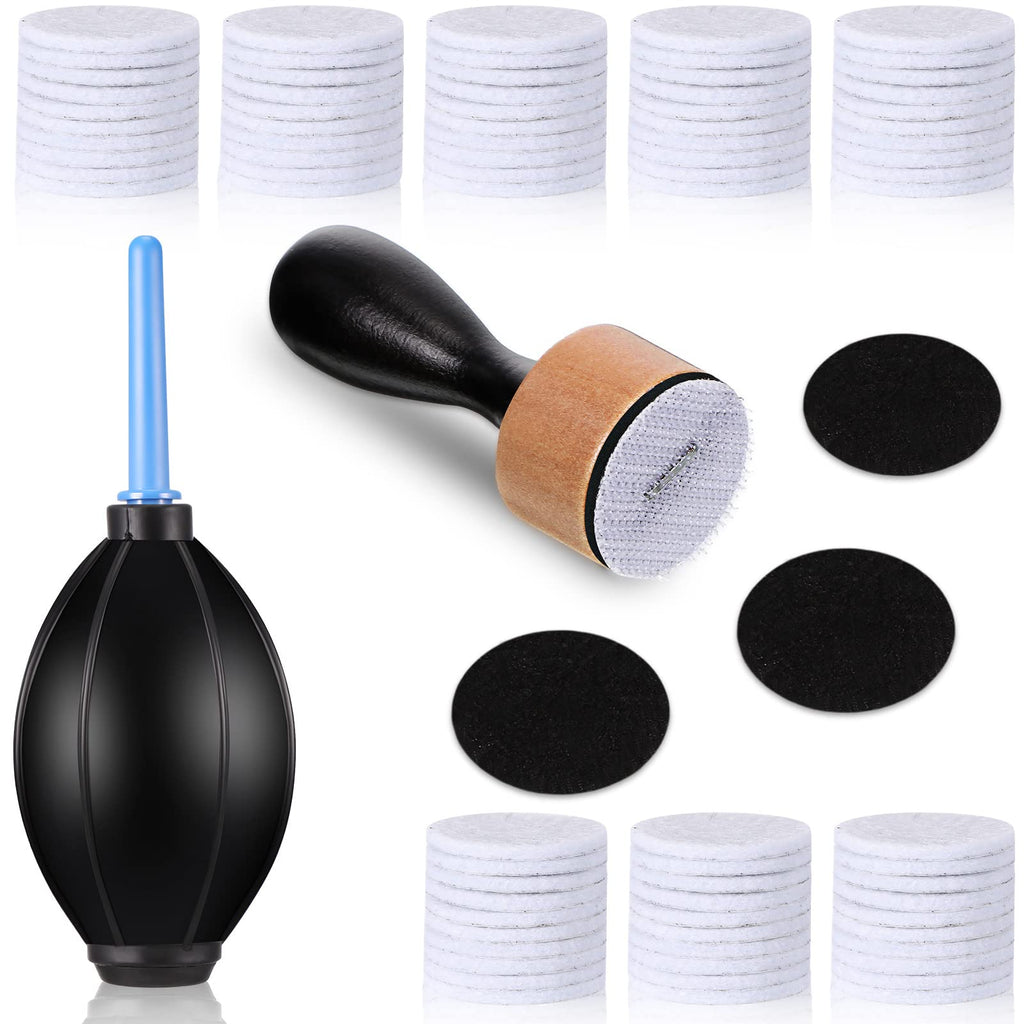 54 Pieces Alcohol Ink Blower Applicator Tool Set, Include Round Blending Tool Ranger Mini Blending Tool Air Blower Mini Ink Blower Felts Replacement Foams for Card Making Embossing Painting Rendering - NewNest Australia