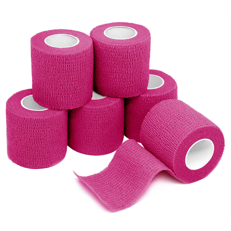 FriCARE Nonwoven Self-Adhesive Bandage, Self-Adherent Cohesive First Aid Medical Wrap, Elastic Athletic/Vet Tape for Wrist 2 Inches Wide 2 Inch x 5 Yards Purple - NewNest Australia