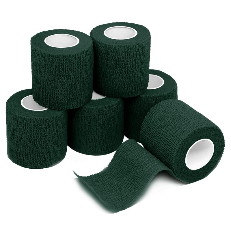 FriCARE Nonwoven Self-Adhesive Bandage, Self-Adherent Cohesive First Aid Medical Wrap, Elastic Athletic/Vet Tape for Wrist 2 Inches Wide 2 Inch x 5 Yards Hunter Green - NewNest Australia