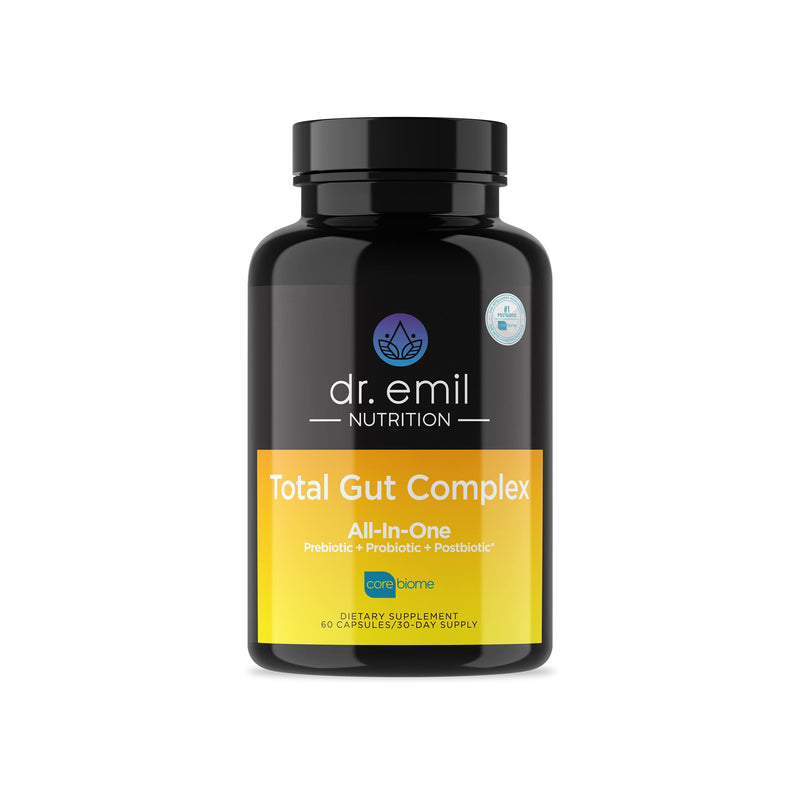 Dr. Emil Nutrition Total Gut Complex - Pre + Pro + Postbiotic Gut Health Nutritional Supplement for Women and Men - NewNest Australia
