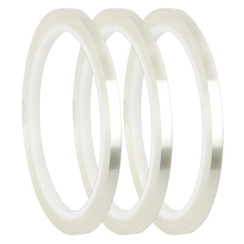 QUACOWW 3 Roll Wide Clear Floral Tape,1/4 Inch Waterproof Florist Tape Flower Stem Wrap Tape for Flower Arranging Craft, Bouquet Stem Wrapping (33 Yard/Roll) - NewNest Australia