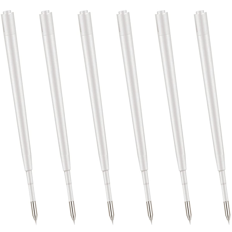 Craft Weeding Pen Refills (6pcs), 3.9 inch Precision Needle Refill for Essential Adhesive Vinyl Pen, Air Release Pen, Pin Pen, Parker Ballpoint Pen, 6 Refills - NewNest Australia