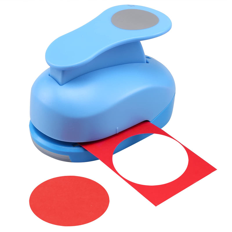 LOONENG 2 Inch Circle Punch, Circle Shape Lever Action Craft Punch, 50mm Round Shape Circle Hole Punch for Paper Crafts, Cardstock, Gift Wrapping, Greeting Cards and Scrapbooks - NewNest Australia