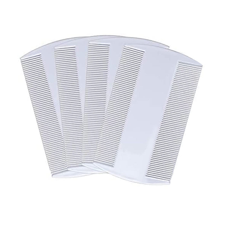 4 Piece Nit Combs Double-Sided Detection And Removes Head From All Types Of Hair White Nit Comb For Kids Adults And Pets - NewNest Australia