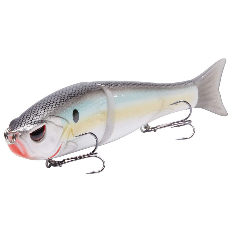 Bassdash SwimShad Glide Baits Jointed Swimbait Bass Pike Salmon Trout Muskie Fishing Lure Threadfin 4.5in/0.65oz - NewNest Australia