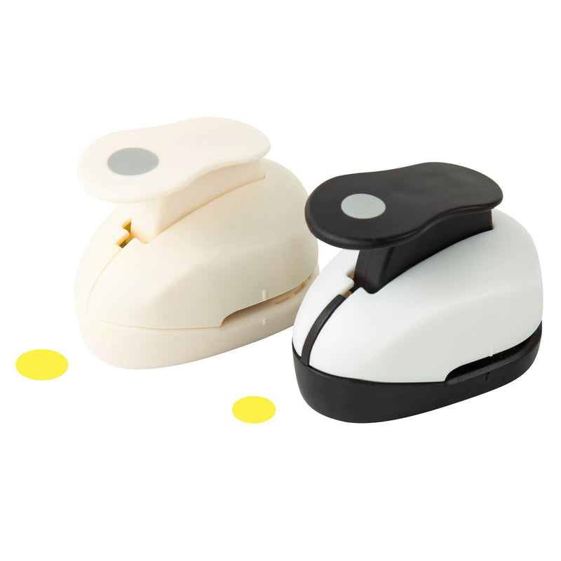 2PCS Circle Cutter (0.385 inch + 1/2 inch Hole Puncher Shapes) Circle Punches for Paper Crafts Scrapbooking Punches (9.8mm+12mm Hole Punch) Circle Punch Set 2PCS circle 9.8mm+12mm - NewNest Australia