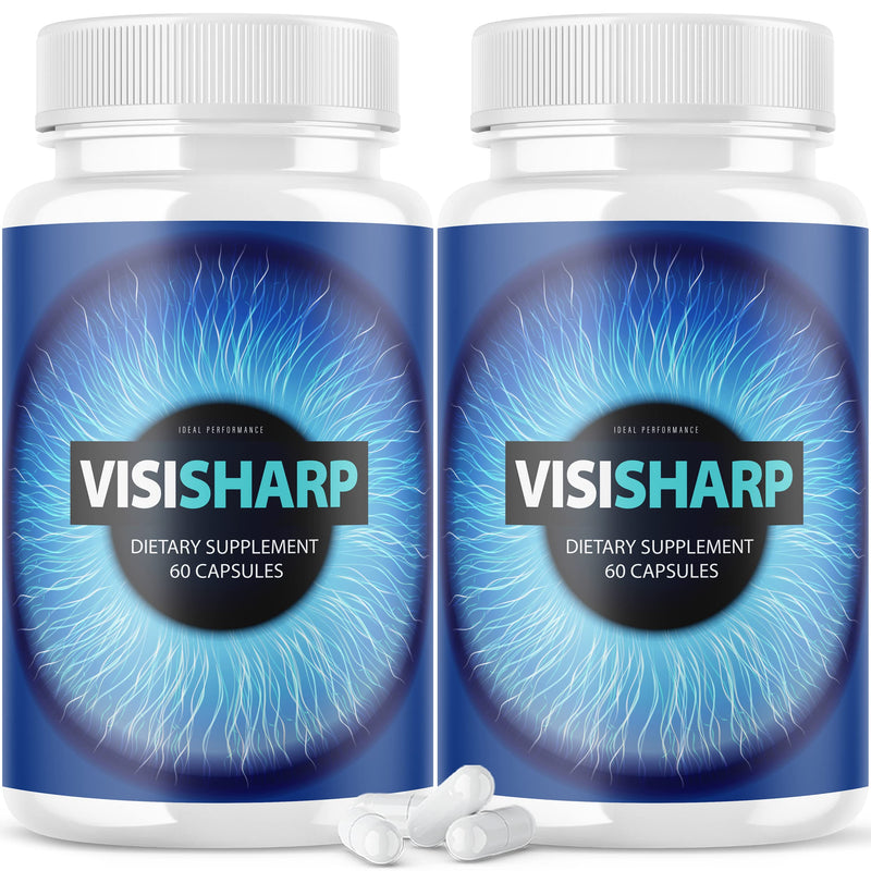 (2 Pack) Visisharp Advanced Eye Health Formula for Eyes Pills Visi Sharp Supplement (120 Capsules) - NewNest Australia